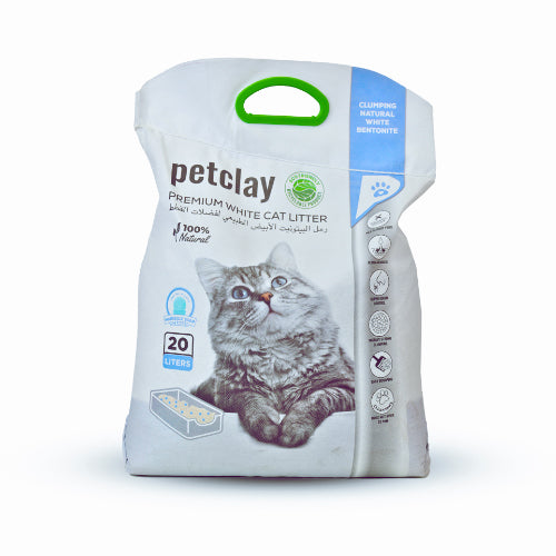 بت كلاي رمل بنتونيت خشن للقطط برائحة صابون مارسيليا