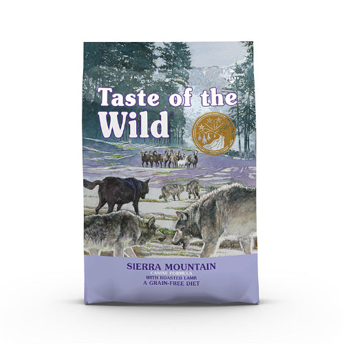 تيست اوف ذا وايلد طعام جاف للكلاب البالغة بنكهة لحم الضان المشوي