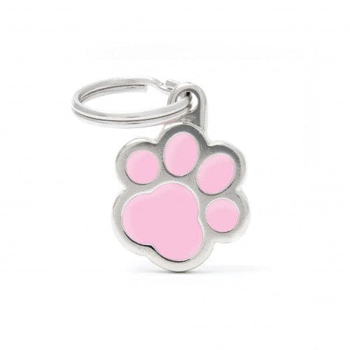 ماي فاميلي قلادة شكل كف قطة لون زهري