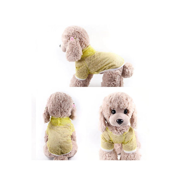 ملابس صيفية للكلاب مقاومة للماء لون اصفر