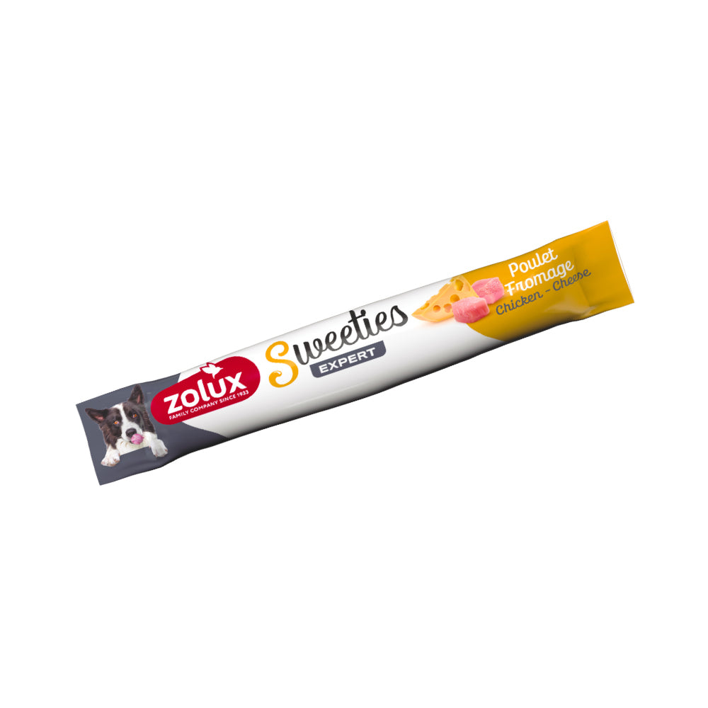 زولكس سويتس اكسبرت مكآفات كريمية للكلاب بنكهة الدجاج والجبنة 14غ