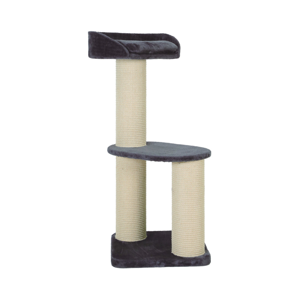 زولكس بيغ كات خداشة للقطط طابقين لون رمادي