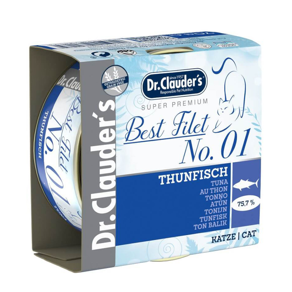 د. كلاودرز طعام رطب للقطط البالغة بنكهة التونة 70غ