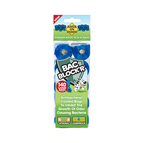 باقز اون بورد أكياس فضلات للكلاب لون ازرق 140 كيس