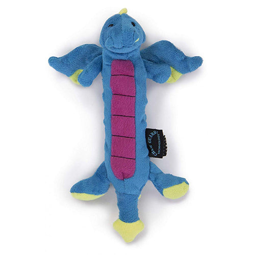 غو دوغ لعبة للكلاب شكل تنين ازرق