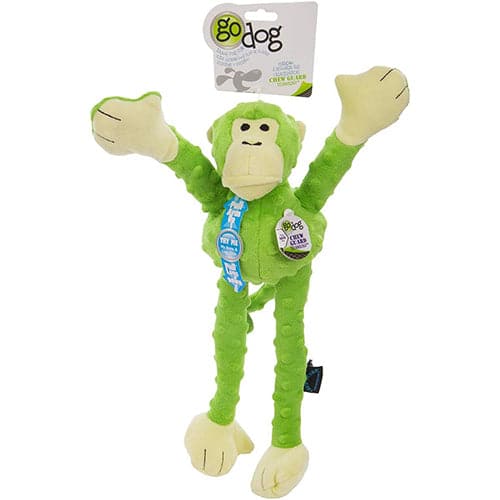 قو دوغ لعبة للكلاب شكل القرد لون الاخضر