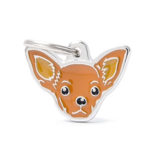 ماي فاميلي قلادة شيواوا لون بني