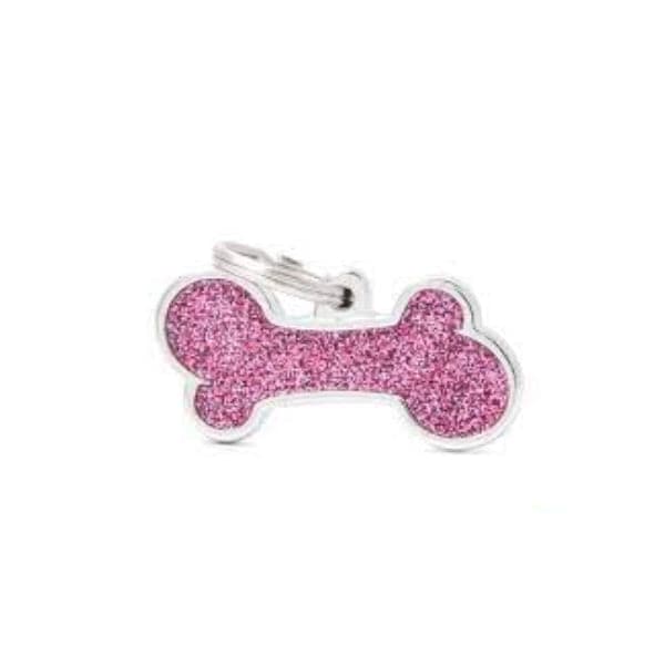 ماي فاميلي قلادة بريق وردي كبير