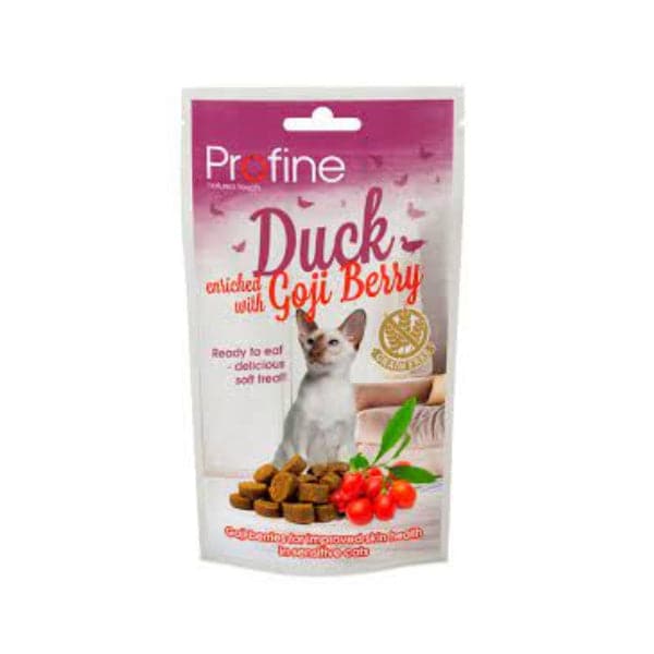 بروفاين وجبة خفيفة للقطط بلحم البط والتوت الكوجي 50غ
