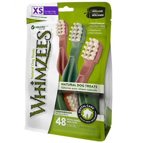 ويمزيز فرشاة اسنان كبير للكلاب 48 قطعة حجم صغير جدا