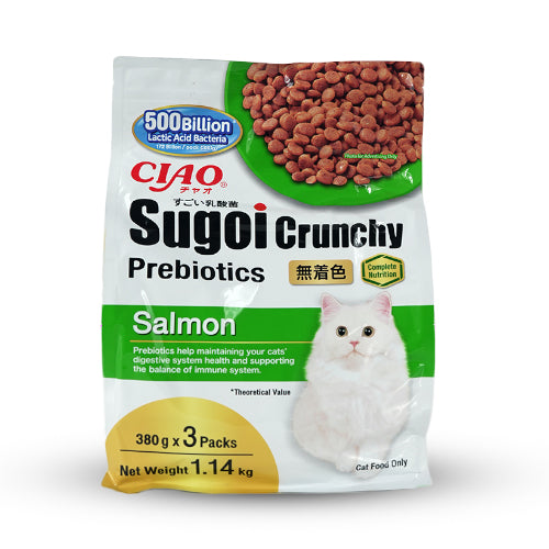سياو سوجوي كرانشي طعام جاف للقطط بنكهة السالمون 1.14 كغ