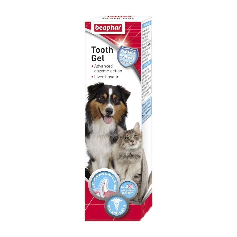 بيفار جل للقطط والكلاب بنكهة الكبد لدعم صحة الأسنان اليومية 100غ