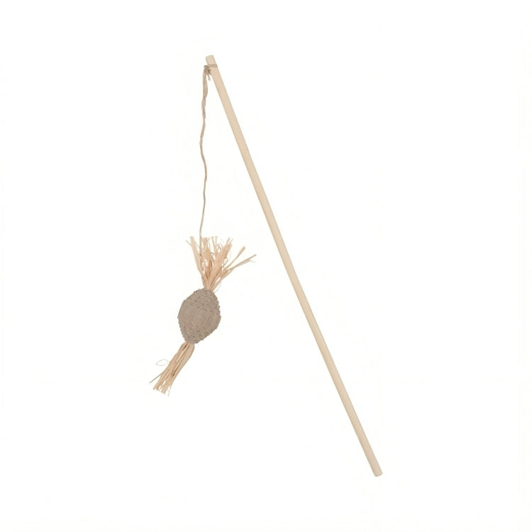 زولكس اثيكات لعبة سنارة للقطط شكل بيضاوي لون بني